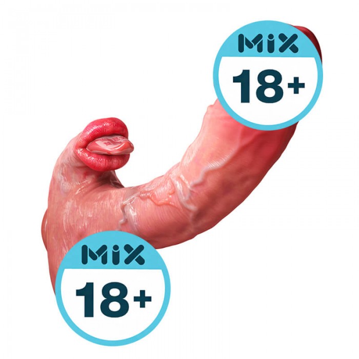 MizzZee - Warming Tongue Licking Thrusting Vibrating Antibacterial Realistic Dildo (Multi-size Available) MizzZee - Warming Tongue Licking Thrusting Vibrating Antibacterial Realistic Dildo (Multi-size Available)