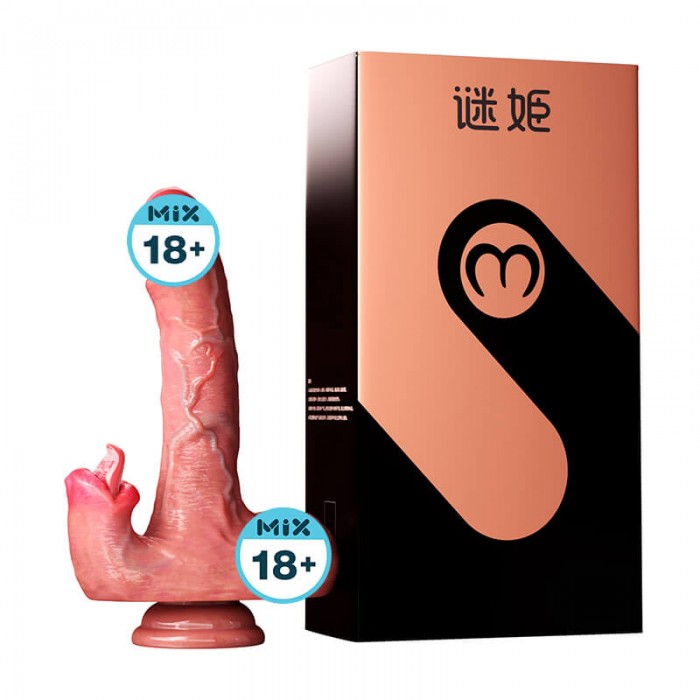 MizzZee - Warming Tongue Licking Thrusting Vibrating Antibacterial Realistic Dildo (Multi-size Available) MizzZee - Warming Tongue Licking Thrusting Vibrating Antibacterial Realistic Dildo (Multi-size Available)