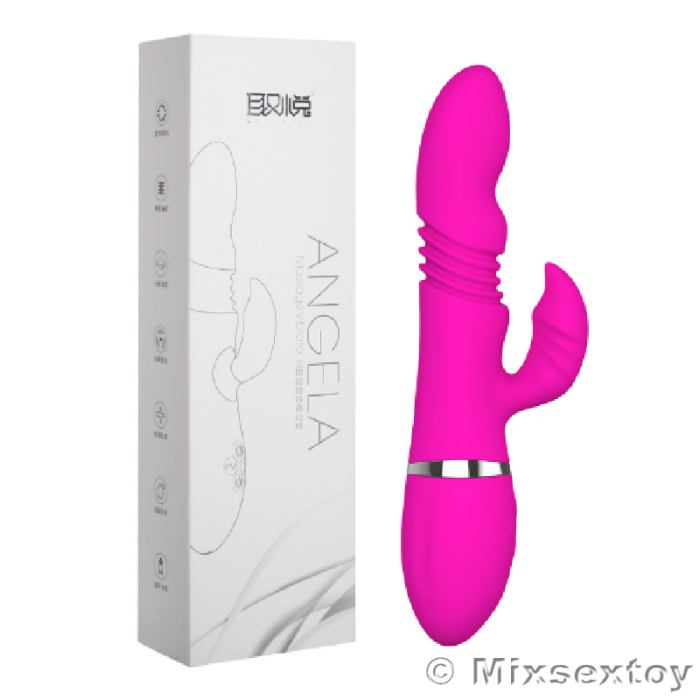 PLEASE ME Angela Squirt Vibrator (Chargeable - Rose Red)