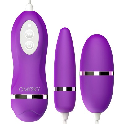 Taiwan OMYSKY - Stimulate Dual Vibrating Eggs (Purple)