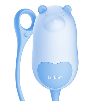 HK LETEN Animals Series Of Cute Bear Long Vibrating Egg (Chargeable - Kungfu Bear)