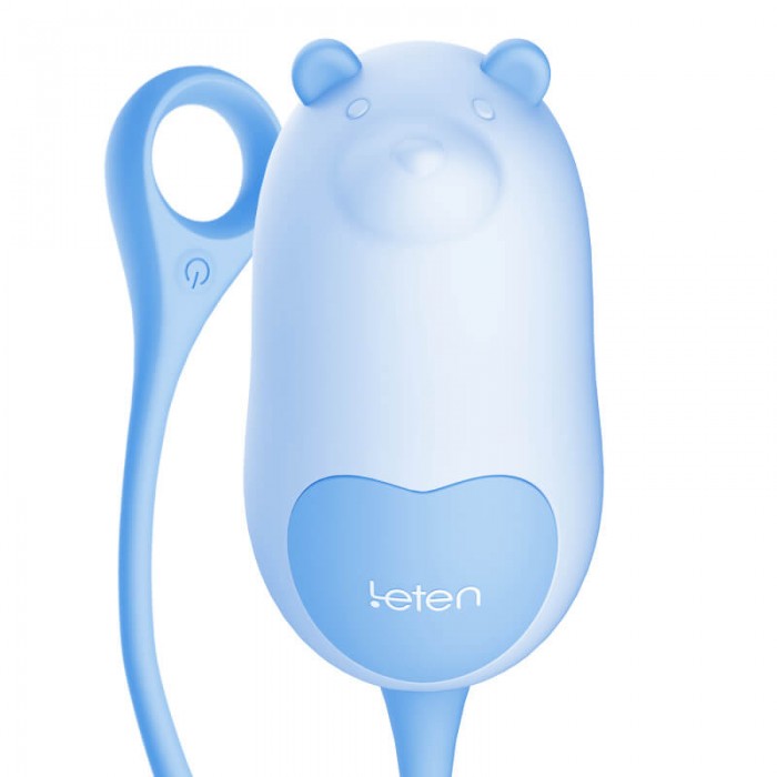 HK LETEN Animals Series Of Cute Bear Long Vibrating Egg (Chargeable - Kungfu Bear)