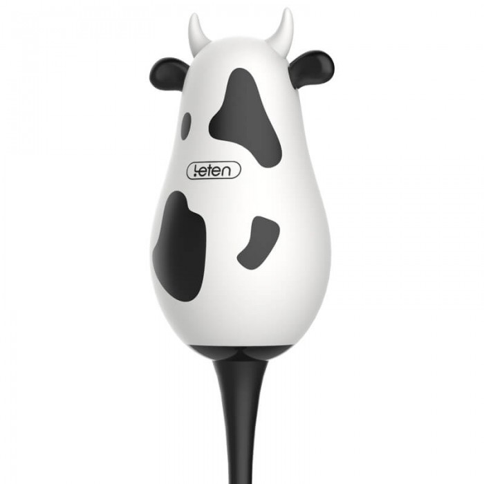 HK LETEN Animals Series Of Cute Cow Long Vibrating Egg (Chargeable - Cute Cow)