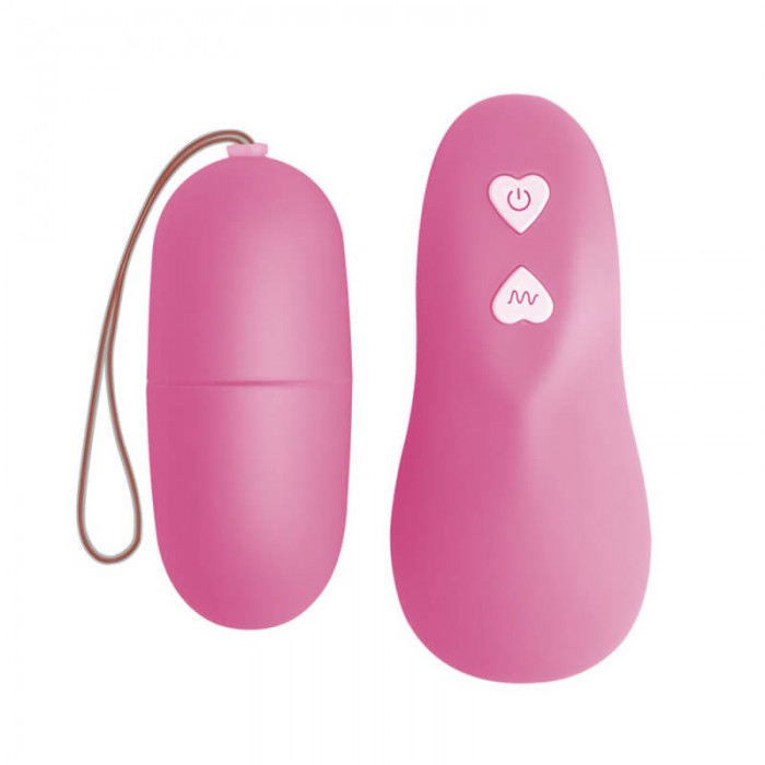 MAN NUO Wireless G-spot Glow In The Dark Vibrating Egg (Pink)