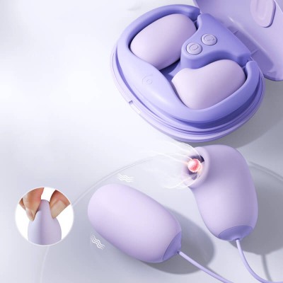 MizzZee - Shell Vibrating Egg (Chargeable - Purple)