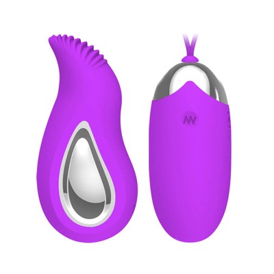 PRETTY LOVE - Fairy Wireless Remote Vibrating Egg (Chargeable - Purple)