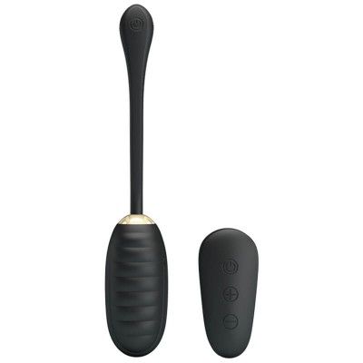 PRETTY LOVE - Royal Pleasure Wireless Remote Vibrating Egg (Chargeable - Black Gold)