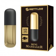 PRETTY LOVE - Mini Massage Vibrator (Chargeable - Gold) PRETTY LOVE - Mini Massage Vibrator (Chargeable - Gold)
