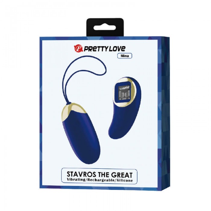 PRETTY LOVE - Mina Vibrating Egg (Chargeable - Blue)