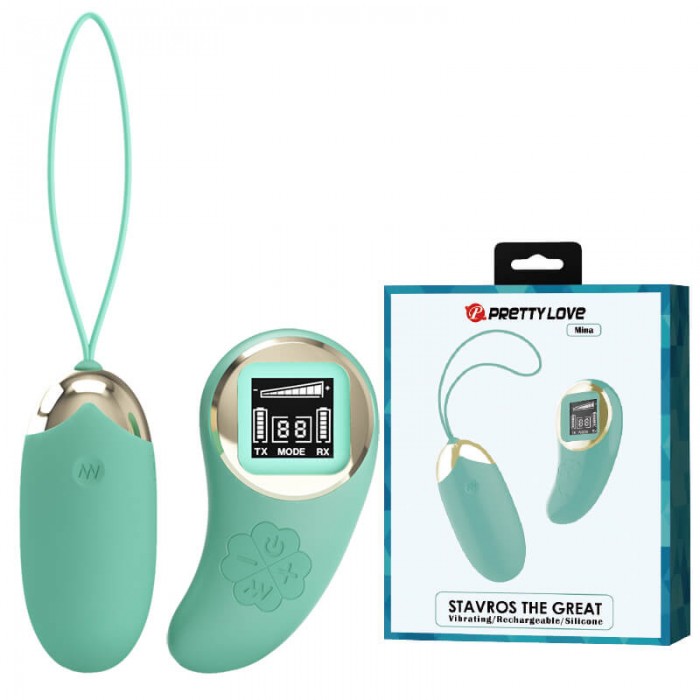 PRETTY LOVE - Mina Vibrating Egg (Chargeable - Green)