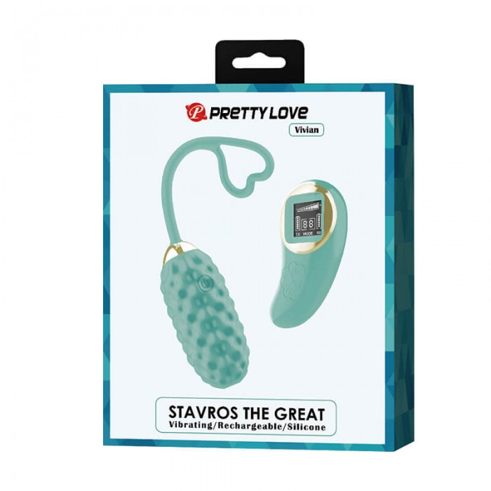 PRETTY LOVE - Vivian Vibrating Egg (Chargeable - Green)