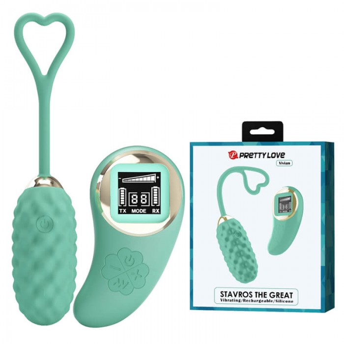 PRETTY LOVE - Vivian Vibrating Egg (Chargeable - Green)