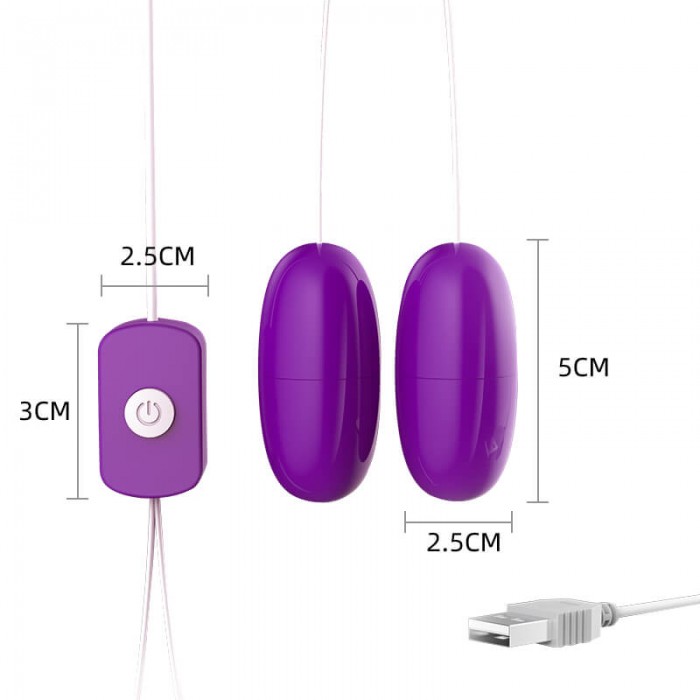 LILO - Powerful Dual Vibrating Eggs (USB Power Supply) LILO - Powerful Dual Vibrating Eggs (USB Power Supply)