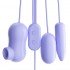 MizzZee - Triple Stimulation Suction Vibrating Eggs (USB Power Supply - Purple)