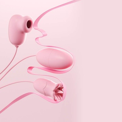 MizzZee - Climax 3-Way Vibrating Eggs (USB Power Supply - Pink) MizzZee - Climax 3-Way Vibrating Eggs (USB Power Supply - Pink)
