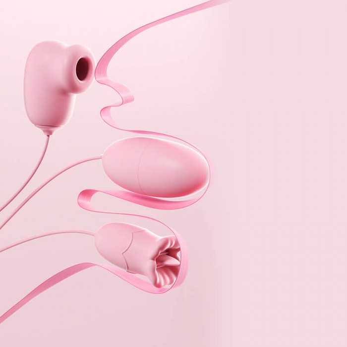 MizzZee - Climax 3-Way Vibrating Eggs (USB Power Supply - Pink) MizzZee - Climax 3-Way Vibrating Eggs (USB Power Supply - Pink)