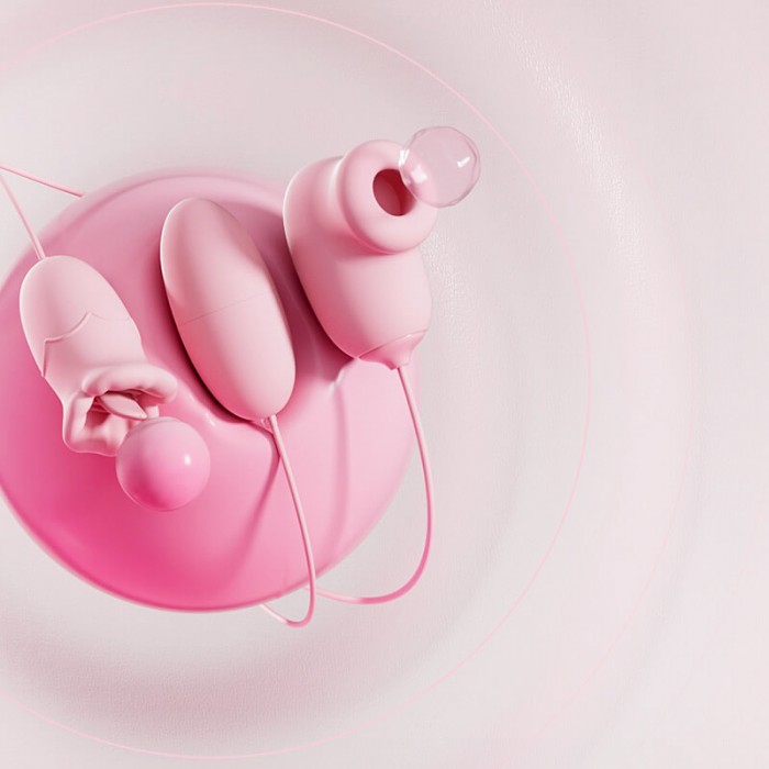 MizzZee - Climax 3-Way Vibrating Eggs (USB Power Supply - Pink) MizzZee - Climax 3-Way Vibrating Eggs (USB Power Supply - Pink)