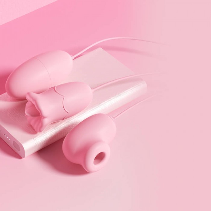 MizzZee - Climax 3-Way Vibrating Eggs (USB Power Supply - Pink) MizzZee - Climax 3-Way Vibrating Eggs (USB Power Supply - Pink)