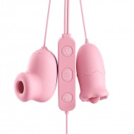 MizzZee - Climax Dual Vibrating Eggs (USB Power Supply - Pink) MizzZee - Climax Dual Vibrating Eggs (USB Power Supply - Pink)