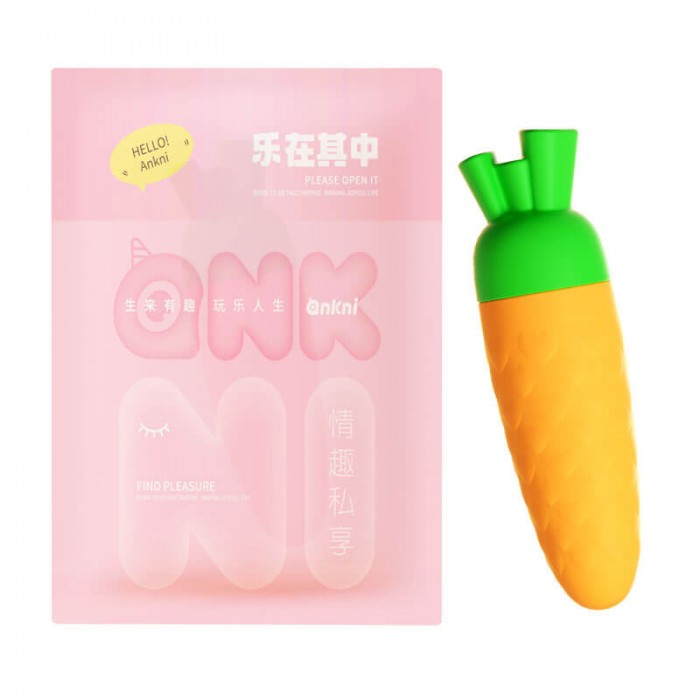 MizzZee - Carrot Vibrating Egg (Battery - Orange) MizzZee - Carrot Vibrating Egg (Battery - Orange)
