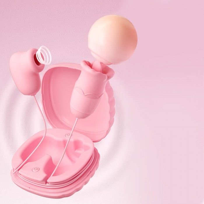 MizzZee - MagicBox Pleasure Suction Vibrating Egg (Chargeable - Pink)