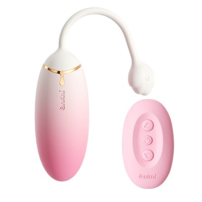 MizzZee - Double-Layer Silicone Wireless Remote Egg (Chargeable - Pink)