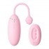 MizzZee - Single-Layer Silicone Wireless Remote Egg (Chargeable - Pink)