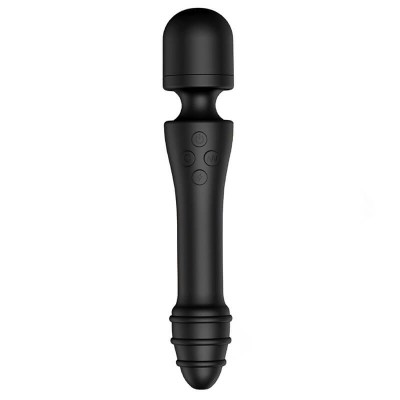 Japan A-ONE AIKA Denma Black Wand Massager Vibrator (Chargeable - Black)