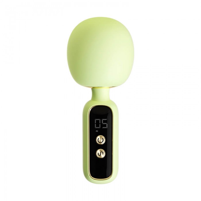 MizzZee - JinChao Heating Vibrating AV Wand (Chargeable - Green)