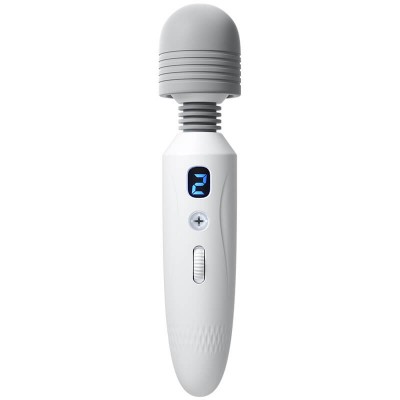 MizzZee - Yuechao Big Head LCD AV Wand (Chargeable - White)