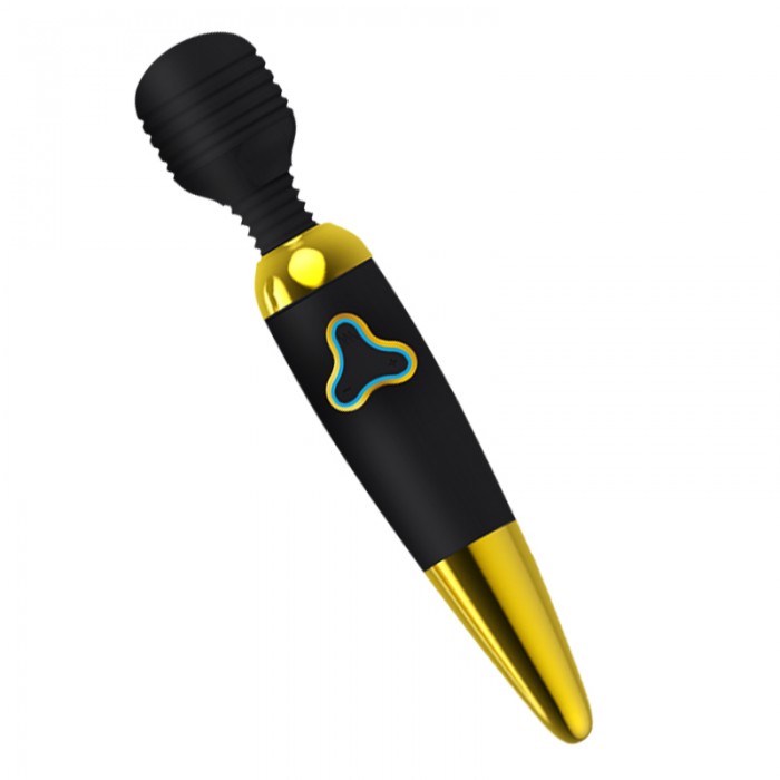 PRETTY LOVE - Vermeer Vibrating Wand Massager (Chargeable - Black Gold) PRETTY LOVE - Vermeer Vibrating Wand Massager (Chargeable - Black Gold)
