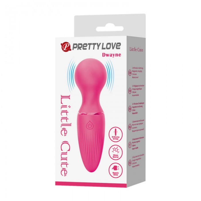 Pretty Love - Dwayne Mini AV Wand (Chargeable - Pink)
