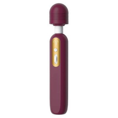 LILO - MIRO Big Head Heating AV Vibrator Wand (Chargeable - Roland Red)