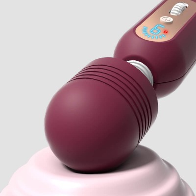 LILO - MIRO Big Head Heating AV Vibrator Wand (Chargeable - Roland Red) LILO - MIRO Big Head Heating AV Vibrator Wand (Chargeable - Roland Red)