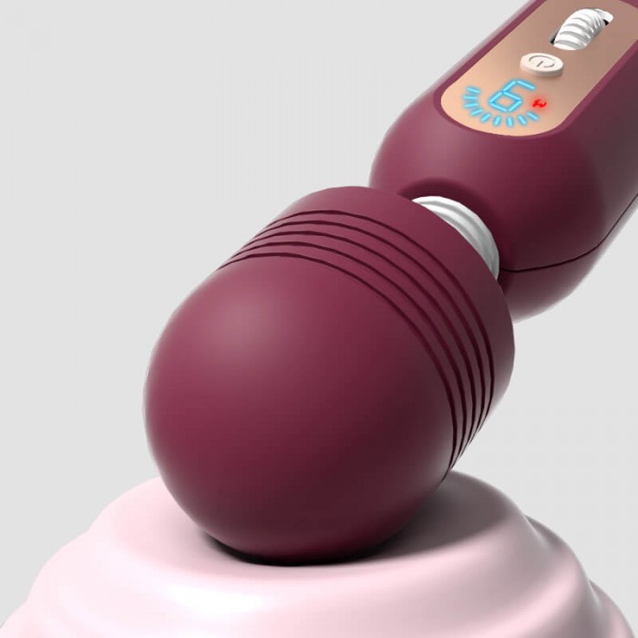 LILO - MIRO Big Head Heating AV Vibrator Wand (Chargeable - Roland Red) LILO - MIRO Big Head Heating AV Vibrator Wand (Chargeable - Roland Red)