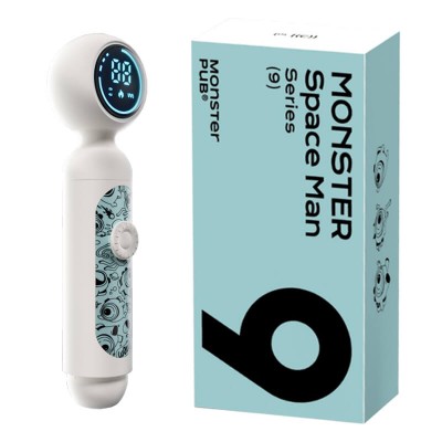 Monster Space Man AV Wand Vibrator (Chargeable - White) Monster Space Man AV Wand Vibrator (Chargeable - White)