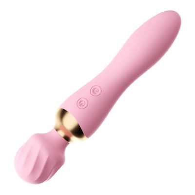 MizzZee - Dual-Head Vibrators Wand (Chargeable - Pink) MizzZee - Dual-Head Vibrators Wand (Chargeable - Pink)