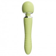MizzZee - YinHuan Thrusting Heating Vibration AV Wand (Chargeable - Green) MizzZee - YinHuan Thrusting Heating Vibration AV Wand (Chargeable - Green)