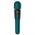 Harley - Dual-Headed AV LCD Screen Heating AV Vibrator Wand (Chargeable - Green)