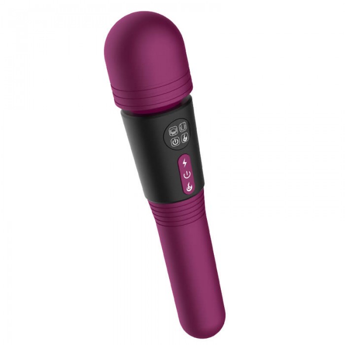 Harley - Dual-Headed AV LCD Screen Heating AV Vibrator Wand (Chargeable - Purple) Harley - Dual-Headed AV LCD Screen Heating AV Vibrator Wand (Chargeable - Purple)