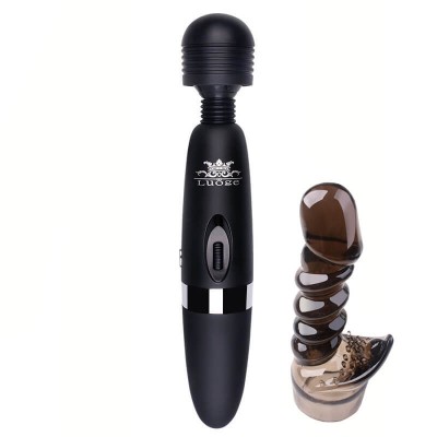 Luoge King Kong Rechargeable AV Rod Vibration (Black) Luoge King Kong Rechargeable AV Rod Vibration (Black)