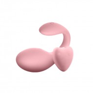 WOWYES - V8 Pink Swan Invisible Dual-Vibrating Wearables With Wireless Remote