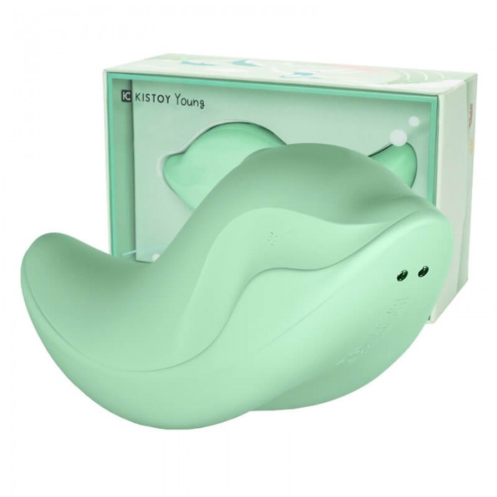 KIS TOY - HeiDi Dolphin Vibrating Massager (Chargeable - Green)