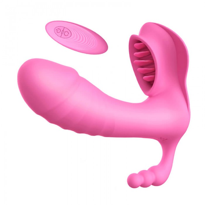 DIBE Female Wireless Remote Control Warming Wearable Clitoris Vibrator (Chargeable - Advanced)