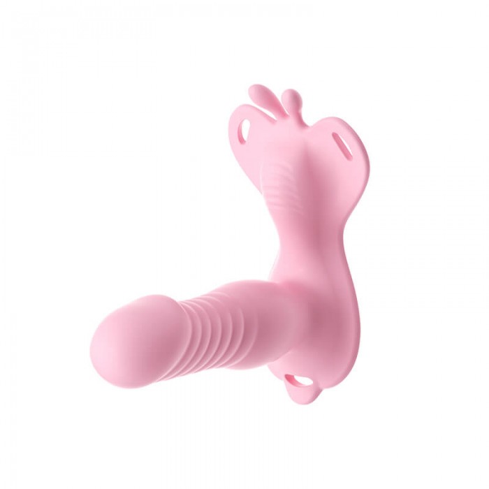 MizzZee - Butterfly Dance Thrusting Wearable Vibrator (Smart APP Model - Chargeable)