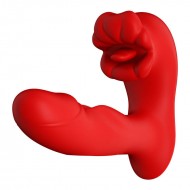 MizzZee - French Kiss Tongue Slap Vibrating Egg (Support APP Mini Programs - Chargeable)