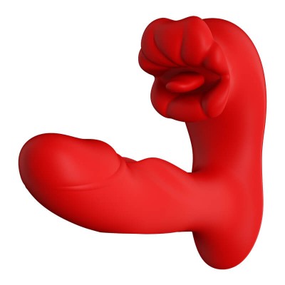 MizzZee - French Kiss Tongue Slap Vibrating Egg (Support APP Mini Programs - Chargeable)