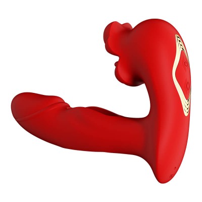 MizzZee - French Kiss Tongue Slap Vibrating Egg (Support APP Mini Programs - Chargeable)