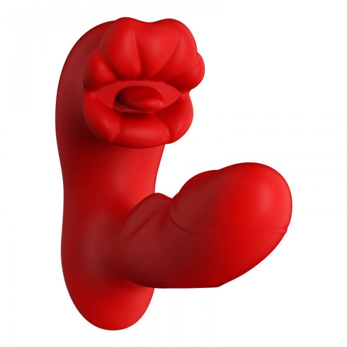 MizzZee - French Kiss Tongue Slap Vibrating Egg (Support APP Mini Programs - Chargeable)