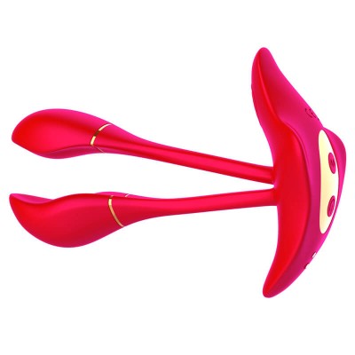 MizzZee - Inferno Twin Wearable Anal Plug (Smart APP Model - Chargeable)